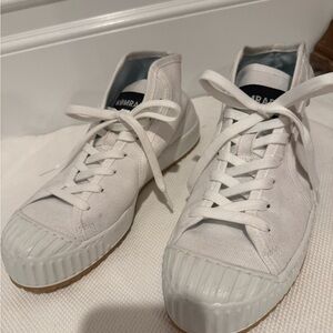 Classic White Canvas Sneakers for Women